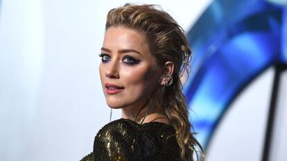 Amber Heard, en el estreno de 'Aquaman', en diciembre de 2018 en Los Ángeles, California.