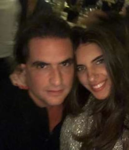 Alex Saab y su pareja, Camilla Fabri.