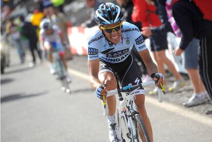 Alberto Contador, triunfador el domingo pasado en el Etna.