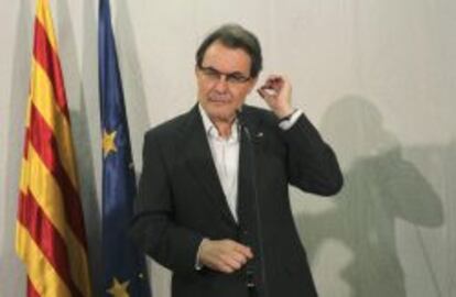 El presidente de la Generalitat y de CDC, Artur Mas.