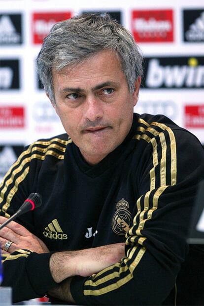 Mourinho, durante la conferencia de prensa.