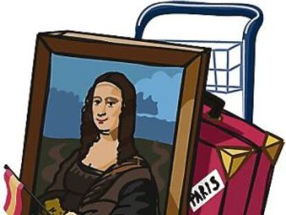 Las 'giocondas' no se miran