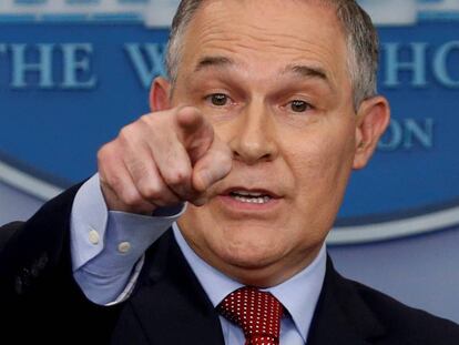 Scott Pruitt, director de la Agencia para la Protección del Medio Ambiente (EPA).