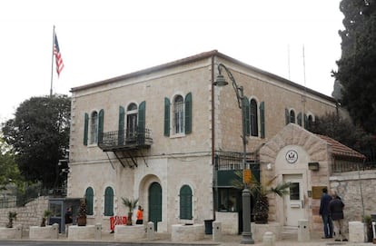 Sede del Consulado General de Estados Unidos en Jerusalén. 