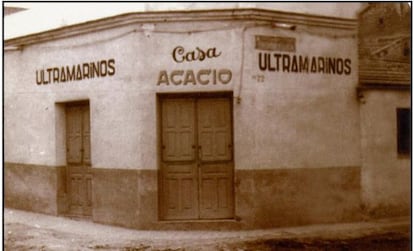 Una tienda de ultramarinos en el años 1948 en el barrio.