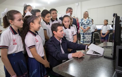 EPN Visita Escuela con Red Compartida