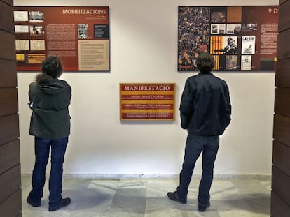 Exposición sobre 'Nosaltres. 30 anys del Estatut d'Autonomia'.