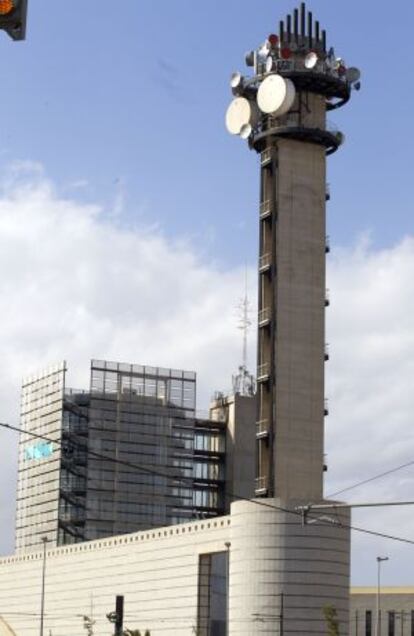 El edificio central de Ràdio Televisió Valenciana.