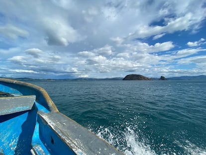 Una imagen de alta mar, en aguas de Nicaragua.