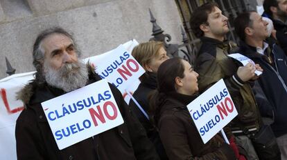 Concentraci&oacute;n de la plataforma de afectados por las cl&aacute;usulas suelo.