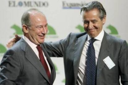 Rodrigo Rato y Miguel Blesa en 2008