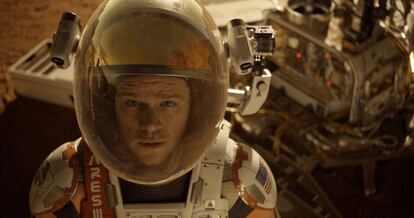 Matt Damon, en una escena de 'The Martian'.