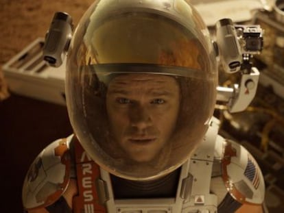 Matt Damon, en una escena de 'The Martian'.