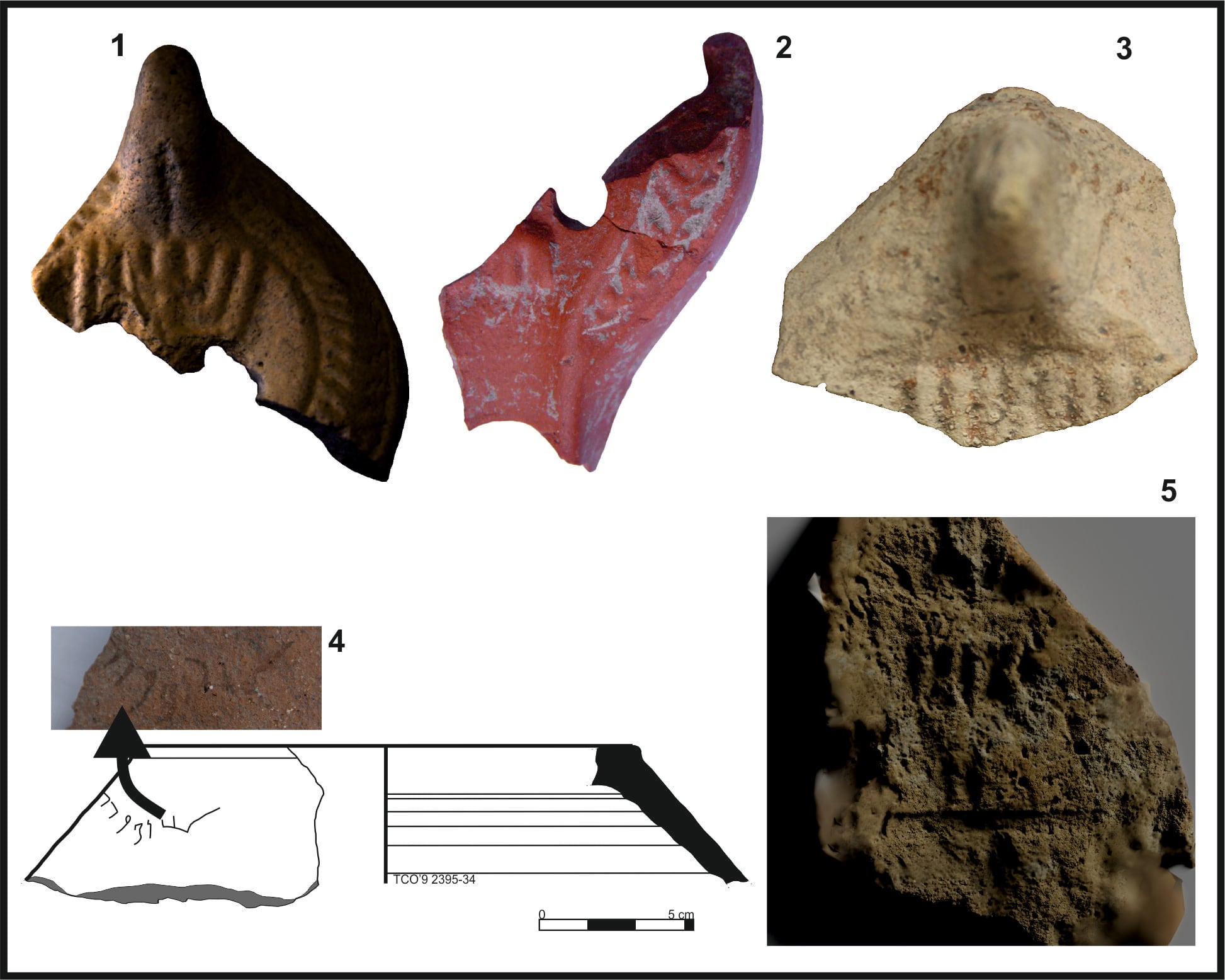 Materiales judíos con inscripciones de Cástulo.