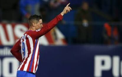 Torres festeja su gol al Leganés en la jornada anterior.