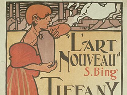 Póster de 1899 de Frank Brangwyn perteneciente al Museo Kunst und Gewerbe de Hamburgo.