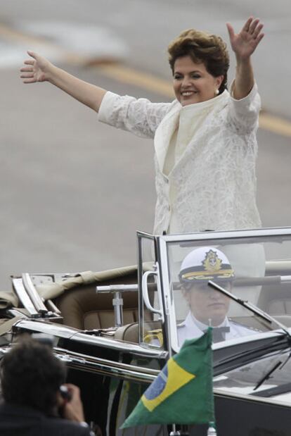 Dilma Rousseff el 1 de enero de 2011.