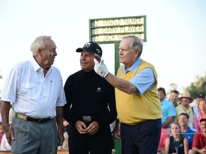 Arnold Palmer, Gary Player y Jack Nicklaus.