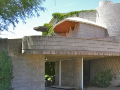 Casa dise&ntilde;ada por Frank Lloyd Wright en Phoenix (Arizona).