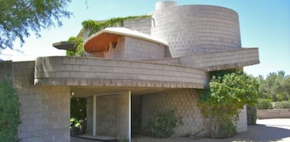 Casa dise&ntilde;ada por Frank Lloyd Wright en Phoenix (Arizona).