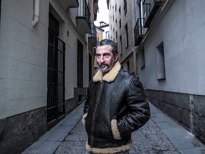 Luis Zahera, el martes en el madrileño café del Nuncio.