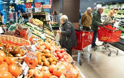 Supermercado de Eroski en Bilbao.