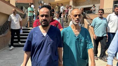 El director del hospital Al Shifa, Mohamed Abu Salmeya, vuelve en libertad tras siete meses de detención en Israel.