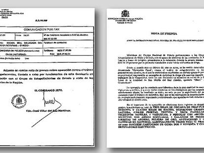 El fax a la delegada del Gobierno menciona los explosivos