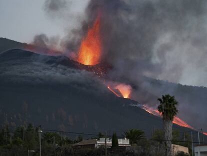 El volcán de La Palma, a mediados de octubre. 