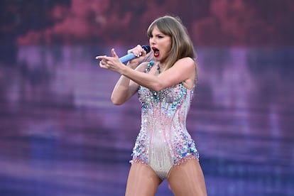 Taylor Swift en un concierto el 16 de febrero en Melbourne, Australia.