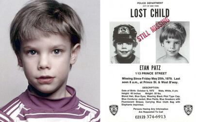 Foto de Etan Patz cuando desapareció en 1979.