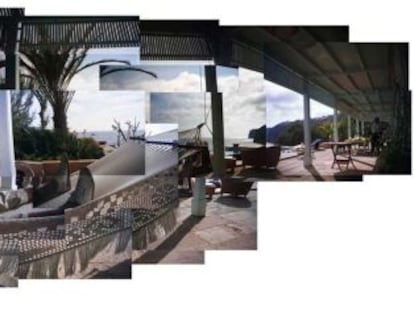 Bebo Vald&eacute;s, en plena siesta, en un &#039;collage&#039; fotogr&aacute;fico realizado por Fernando Trueba en su casa de Mallorca durante una visita del m&uacute;sico.