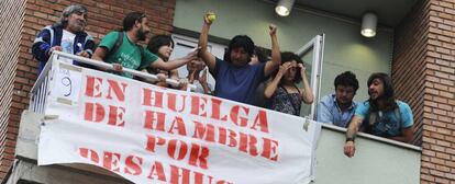 Protesta contra los desahucios.