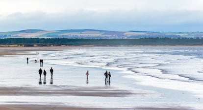 La playa de West Sands, en Saint Andrews (Escocia). 