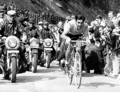 Eddy Merckx en la etapa Luchon-Mourenx del Tour de 1969.