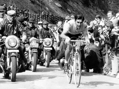 Eddy Merckx en la etapa Luchon-Mourenx del Tour de 1969.