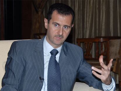 El presidente sirio, Bachar el Asad, en Damasco