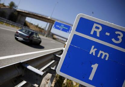 Autopista radial 3 de Madrid.