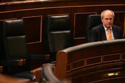 José Montilla, durante la sesión de control al Gobierno en el Congreso.