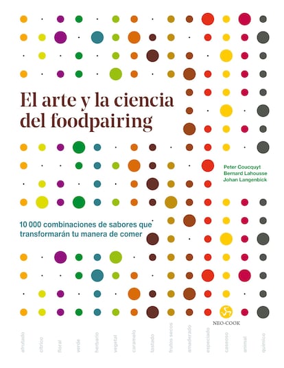 Portada de 'El arte y la ciencia del foodpairing', de Peter Coucquyt, Bernard Lahousse y Johan Langenbick (Editorial NeoPerson, Colección Neo-Cook).