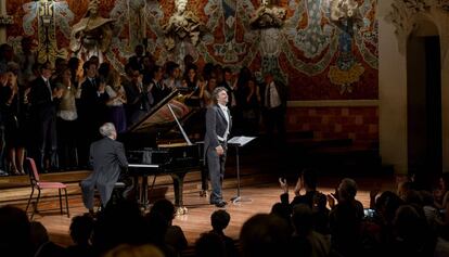 Jonas Kaufmann en un concierto del Palau de la Música.