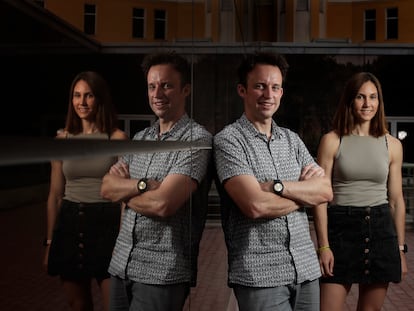 Geoff Macintyre and Bárbara Hernando, at the National Cancer Research Center in Madrid.