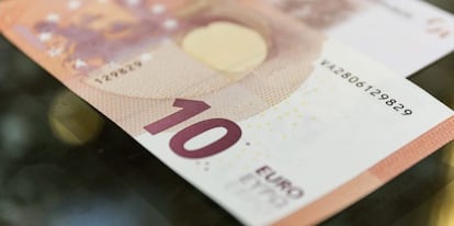 Fotograf&iacute;a facilitada por el Banco de Espa&ntilde;a de un billete de 10 euros. 