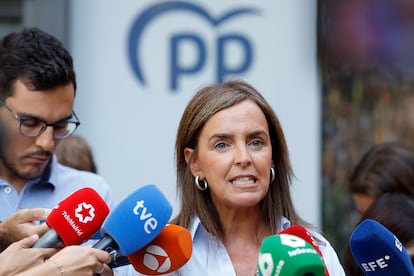 La vicesecretaria de Organización del Partido Popular, Carmen Fúnez, este viernes.