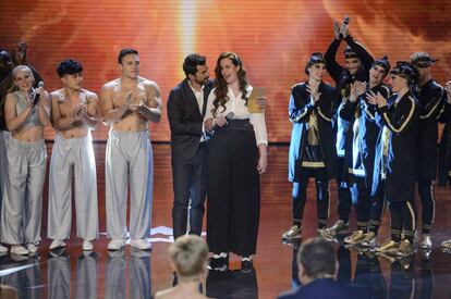 La concursante Robin Dee en una de las galas de 'Got Talent'.