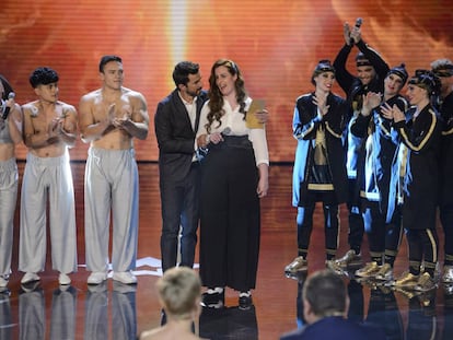 La concursante Robin Dee en una de las galas de &#039;Got Talent&#039;. 