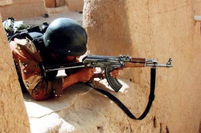 Un soldado yemení, durante un combate en la provincia de Saada, al norte del país.