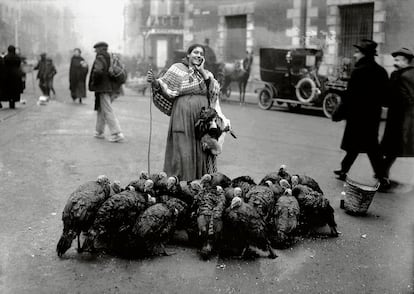 'Vendedora de pavos', diciembre de 1922.