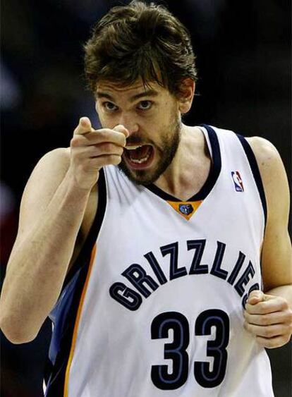 Marc Gasol, durante el partido contra los Kings.