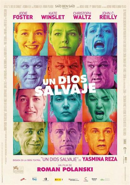 Cartel de Un dios salvaje